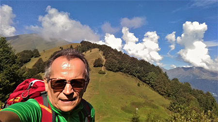 In Venturosa (1999 m), per insolito percorso dal versante ovest da Capo Foppa-Passo Baciamorti il 19 sett. 2018 - FOTOGALLERY